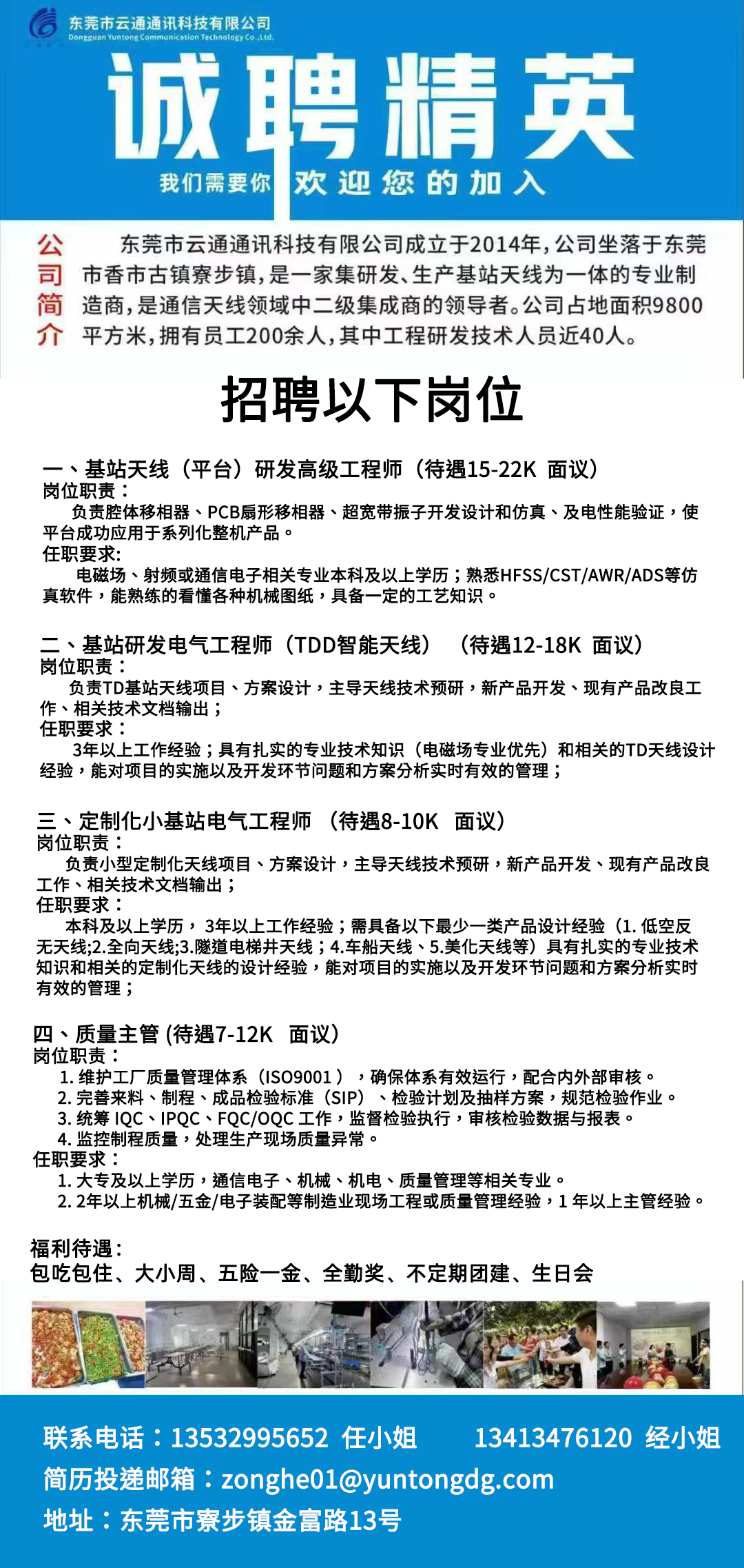 公司最新的招聘信息
